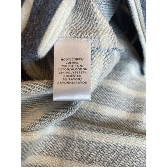 Lou & Grey Women’s Nautical Striped Sweatshirt Size Small - Picture 5 of 5